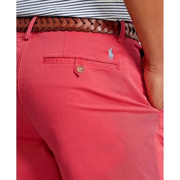 Polo Ralph Lauren Mens Starboard Red 33 Classic Fit Stretch 9" Flat Front Shorts - Picture 11 of 11